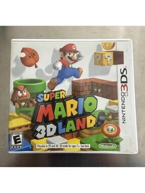 Super Mario 3D Land Nintendo 3DS 2011 CIB Complete